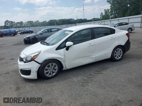 2017 Kia Rio LX z VIN KNADM4A38H6006561, wystawiony jako Copart lot #56056635 z przebiegiem 60 199 mil mil oraz Szkoda całkowita • Salvage title. Historia ofert i sprzedaży dostępna na DreamBid. Obrazek 1.