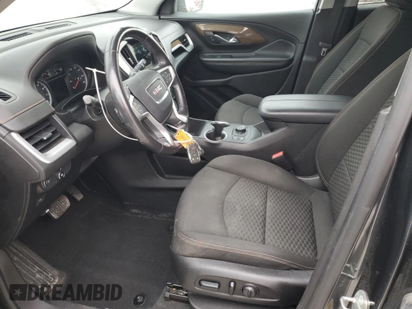 2018 GMC Terrain SLE with VIN 3GKALMEV4JL319157, listed as a Copart auction lot 52027085 with 76,792 mi miles and Salvage Title. Bid and sale history available at carsss.com. Image 7.