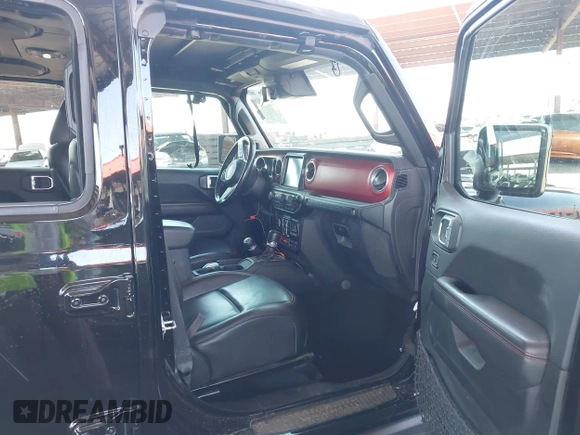 2019 Jeep Wrangler Unlimited Rubicon with VIN 1C4HJXFN5KW522991, listed as a IAAI auction lot 42609616 with 111,844 mi miles and . Bid and sale history available at DreamBid. Image 5.