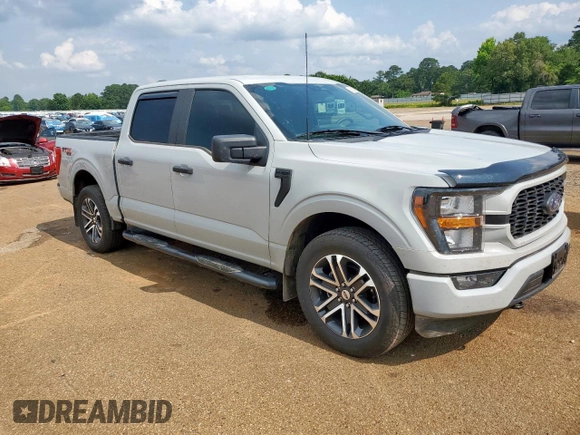 2023 Ford F-150 XL с VIN 1FTEW1EP3PFC20868, выставлен на аукционе Copart как лот 58828935 с пробегом 27 171 миль миль и Списание • Salvage title. История ставок и продаж доступна на DreamBid. Изображение 4.