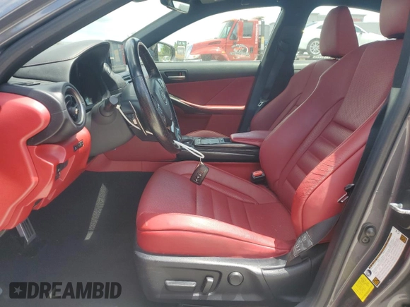 2021 Lexus IS 350 F Sport with VIN JTHGZ1B25M5038646, listed as a Copart auction lot 60291505 with 106,116 mi miles and Non repairable. Bid and sale history available at DreamBid. Image 7.