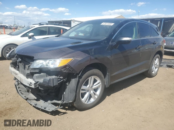 2014 Acura RDX with VIN 5J8TB4H34EL013483, listed as a Copart auction lot 57831695 with 196,886 mi miles and Salvage title. Bid and sale history available at DreamBid. Image 1.