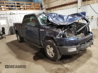 2004 Ford F-150 XLT with VIN 1FTPX14574NB58172, listed as a Copart auction lot 60888445 with 105,439 mi miles and Salvage title. Bid and sale history available at DreamBid. Image 4.
