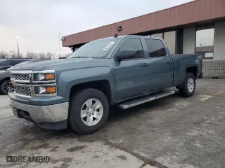 2014 Chevrolet Silverado 1500 LT with VIN 3GCUKREH3EG309818, listed as a Copart auction lot 86727624 with 127,976 mi miles and Salvage Title. Bid and sale history available at carsss.com. Image 1.