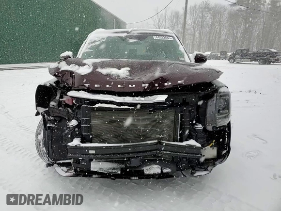 2022 Kia Telluride EX with VIN 5XYP3DHC4NG283693, listed as a Copart auction lot 44032045 with 28,180 mi miles and Salvage Title. Bid and sale history available at carsss.com. Image 12.