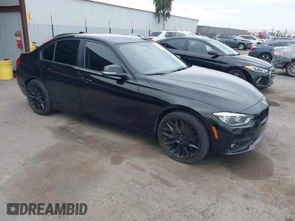 2018 BMW 3 Series 320i with VIN WBA8E1G54JNU93257, listed as a IAAI auction lot 41719141 with 144,381 mi miles. Bid and sale history available at carsss.com. Image 1.