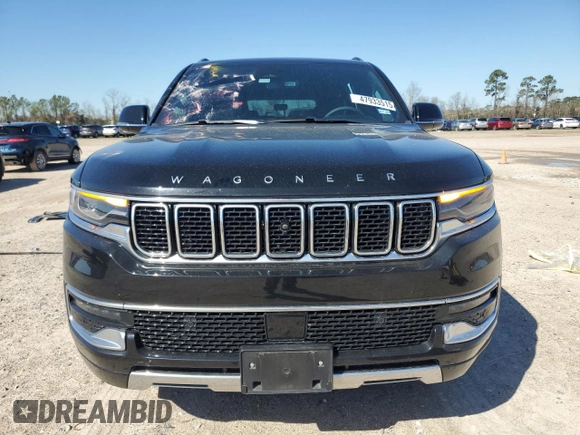 2023 Jeep Grand Wagoneer with VIN 1C4SJRDP7PS503265, listed as a Copart auction lot 47933515 with 20,091 mi miles and Salvage title. Bid and sale history available at DreamBid. Image 5.