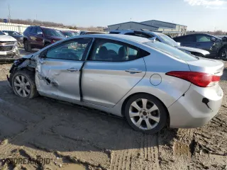 2012 Hyundai Elantra Limited with VIN 5NPDH4AE8CH132720, listed as a Copart auction lot 44357175 with 181,657 mi miles and Salvage Title. Bid and sale history available at carsss.com. Image 2.