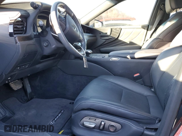 2021 Lexus LS 500 with VIN JTHD51FF1M5014484, listed as a Copart auction lot 51123585 with 37,007 mi miles and Salvage title. Bid and sale history available at DreamBid. Image 7.