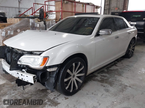 2013 Chrysler 300 with VIN 2C3CCAEG1DH576329, listed as a IAAI auction lot 41924329 with 191,602 mi miles. Bid and sale history available at carsss.com. Image 2.