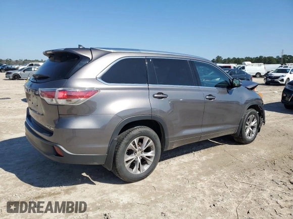 2014 Toyota Highlander XLE z VIN 5TDJKRFH6ES041592, wystawiony jako Copart lot #46255495 z przebiegiem 113 695 mil mil oraz Szkoda całkowita • Salvage title. Historia ofert i sprzedaży dostępna na DreamBid. Obrazek 3.