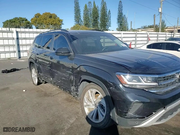 2022 Volkswagen Atlas 3.6L V6 SE w/Technology with VIN 1V2JR2CAXNC529065, listed as a Copart auction lot 47360925 with 88,277 mi miles and Salvage Title. Bid and sale history available at carsss.com. Image 11.