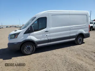 2015 Ford Transit Cargo with VIN 1FTNR2CM7FKA15808, listed as a Copart auction lot 55342165 with 98,996 mi miles and Salvage Title. Bid and sale history available at DreamBid. Image 1.