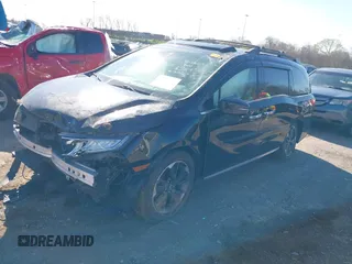 2022 Honda Odyssey Elite z VIN 5FNRL6H99NB066589, wystawiony jako IAAI lot #41868201 z przebiegiem 79 113 mil mil oraz . Historia ofert i sprzedaży dostępna na DreamBid. Obrazek 19.