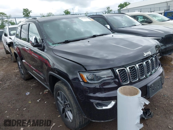 2019 Jeep Grand Cherokee Limited with VIN 1C4RJFBG1KC772977, listed as a IAAI auction lot 42242969 with 96,902 mi miles and . Bid and sale history available at DreamBid. Image 1.