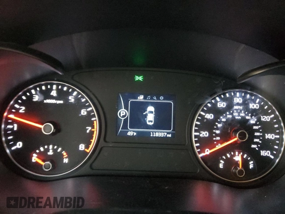 2018 Kia Optima S with VIN 5XXGT4L37JG234459, listed as a Copart auction lot 76077704 with 118,337 mi miles and Salvage Title. Bid and sale history available at carsss.com. Image 9.