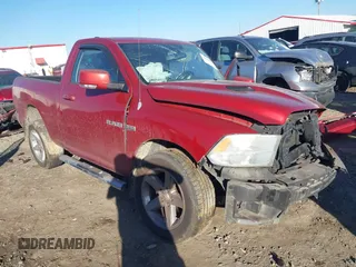 2010 Dodge 1500 ST with VIN 3D7JB1ET9AG165703, listed as a IAAI auction lot 41455947 with Not Provided miles and . Bid and sale history available at carsss.com. Image 1.