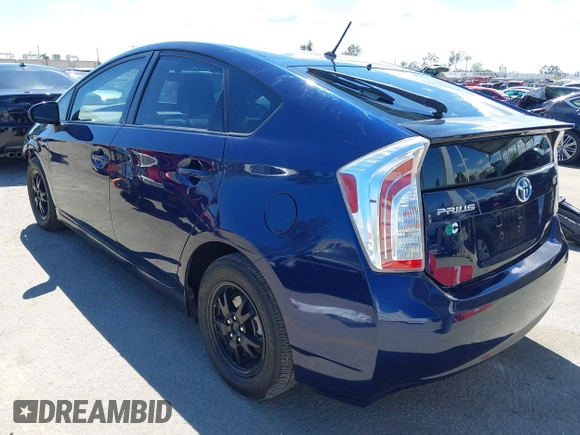 2013 Toyota Prius One with VIN JTDKN3DU5D1702341, listed as a IAAI auction lot 41945344 with 94,632 mi miles. Bid and sale history available at carsss.com. Image 3.