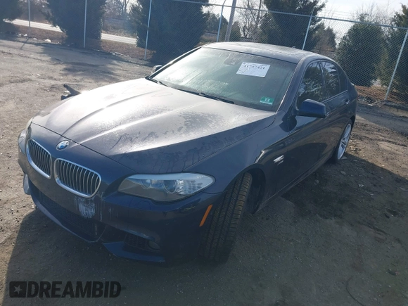 2012 BMW 5 Series 535i xDrive with VIN WBAFU7C53CDU62674, listed as a IAAI auction lot 41757421 with 107,886 mi miles. Bid and sale history available at carsss.com. Image 2.
