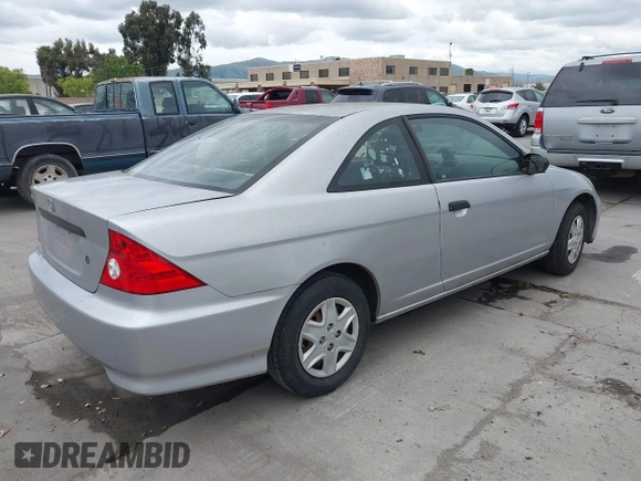 2005 Honda Civic Cpe VP with VIN 1HGEM21105L058145, listed as a IAAI auction lot 42137371 with 207,361 mi miles. Bid and sale history available at carsss.com. Image 4.