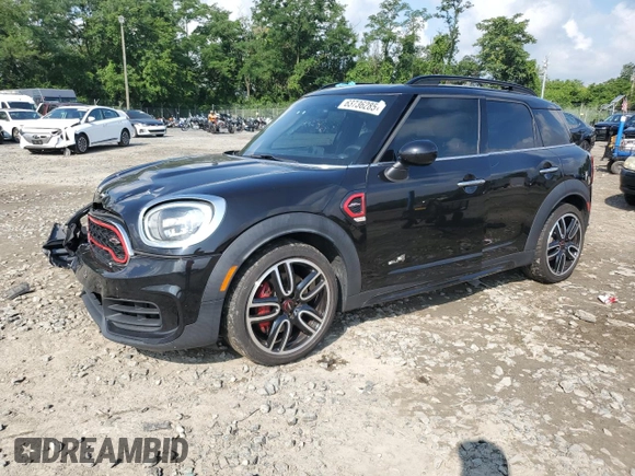 2019 MINI Countryman John Cooper Works with VIN WMZYV9C5XK3F02695, listed as a Copart auction lot 63736285 with 82,706 mi miles and Salvage title. Bid and sale history available at DreamBid. Image 1.