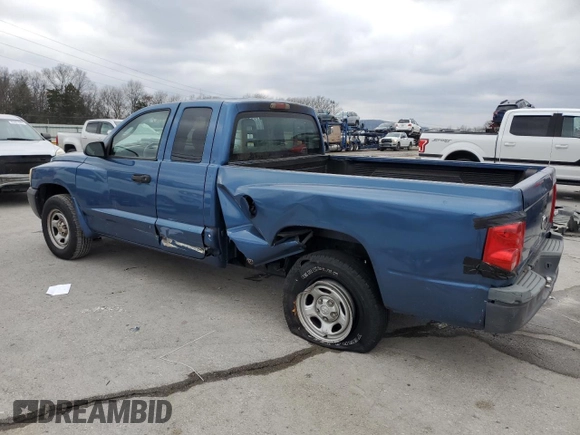2005 Dodge Dakota ST with VIN 1D7HE22K75S329911, listed as a Copart auction lot 44815135 with 152,436 mi miles and Salvage Title. Bid and sale history available at DreamBid. Image 2.