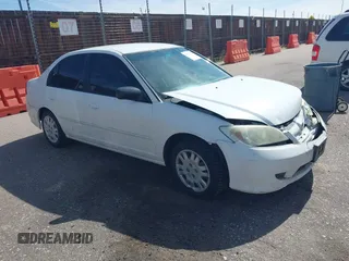 2005 Honda Civic LX with VIN 2HGES16595H580460, listed as a IAAI auction lot 42097275 with 171,745 mi miles and . Bid and sale history available at carsss.com. Image 1.