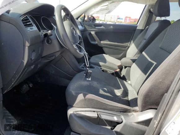 2021 Volkswagen Tiguan S with VIN 3VV1B7AX7MM133023, listed as a Copart auction lot 55229545 with 57,228 mi miles and Salvage title. Bid and sale history available at DreamBid. Image 7.