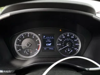 2019 Hyundai Santa Fe SE with VIN 5NMS23AD9KH039159, listed as a Copart auction lot 46351565 with 59,426 mi miles and Non Repairable. Bid and sale history available at carsss.com. Image 9.