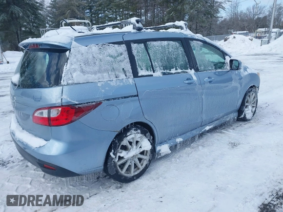 2012 Mazda Mazda5 Grand Touring with VIN JM1CW2DL4C0115863, listed as a IAAI auction lot 41588193 with 144,206 mi miles. Bid and sale history available at carsss.com. Image 4.