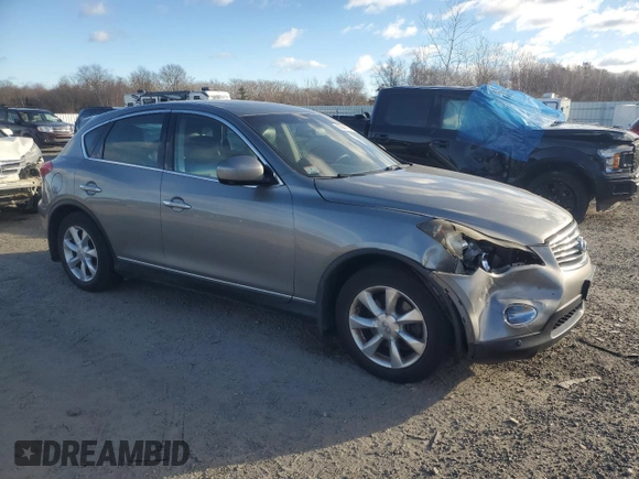 2010 Infiniti EX Journey with VIN JN1AJ0HR8AM753938, listed as a Copart auction lot 83944154 with 97,236 mi miles and Clean Title. Bid and sale history available at DreamBid. Image 4.