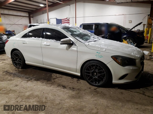 2018 Mercedes-Benz CLA 250 with VIN WDDSJ4GB7JN608354, listed as a Copart auction lot 42975224 with 102,556 mi miles and . Bid and sale history available at DreamBid. Image 4.