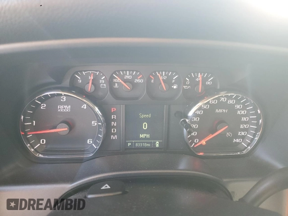 2016 Chevrolet Silverado 1500 LS with VIN 3GCPCNEC3GG245869, listed as a Copart auction lot 45499065 with 83,318 mi miles and Salvage Title. Bid and sale history available at DreamBid. Image 9.