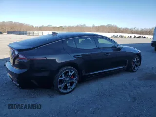 2021 Kia Stinger GT with VIN KNAE35LC0M6097765, listed as a Copart auction lot 49168025 with 68,394 mi miles and Salvage Title. Bid and sale history available at carsss.com. Image 3.