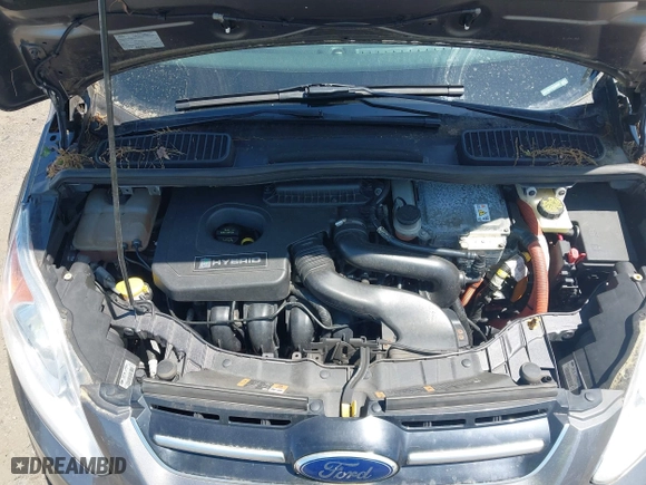 2013 Ford C-Max Hybrid SE with VIN 1FADP5AU7DL550589, listed as a IAAI auction lot 42107729 with 114,796 mi miles. Bid and sale history available at carsss.com. Image 10.