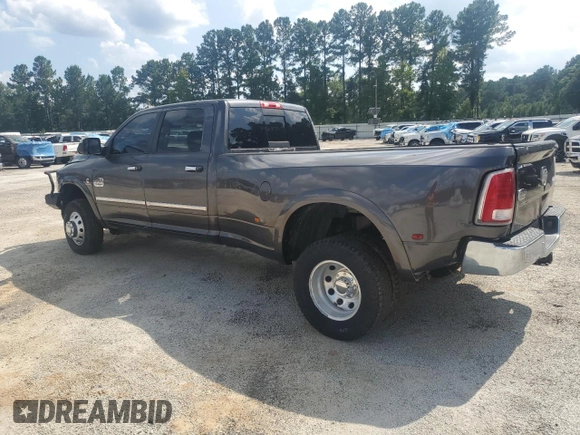2014 Ram 3500 Longhorn with VIN 3C63RRKL1EG226704, listed as a Copart auction lot 68637494 with 91,644 mi miles and Salvage Title. Bid and sale history available at carsss.com. Image 2.