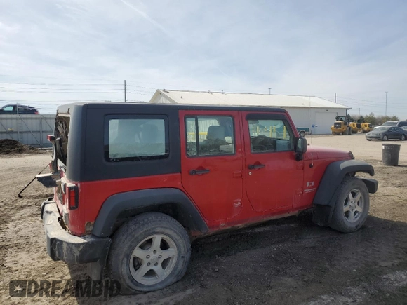 2009 Jeep Wrangler Unlimited X with VIN 1J4GZ39129L711934, listed as a Copart auction lot 47005105 with 423,135 mi miles and Salvage Title. Bid and sale history available at carsss.com. Image 3.