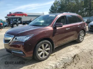 2015 Acura MDX Advance/Entertainment Pkg with VIN 5FRYD3H88FB010237, listed as a Copart auction lot 45326685 with 108,675 mi miles and Salvage Title. Bid and sale history available at carsss.com. Image 1.