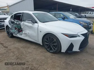 2023 Lexus IS with VIN JTHGZ1B23P5069379, listed as a IAAI auction lot 41810913 with 24,529 mi miles. Bid and sale history available at carsss.com. Image 1.