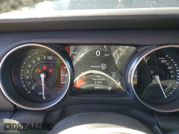 2023 Jeep Wrangler Sahara z VIN 1C4JJXP66PW605961, wystawiony jako Copart lot #50209655 z przebiegiem 32 805 mil mil oraz Szkoda całkowita • Salvage title. Historia ofert i sprzedaży dostępna na DreamBid. Obrazek 9.