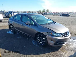 2015 Honda Civic Sedan EX-L with VIN 19XFB2F94FE058649, listed as a IAAI auction lot 41845076 with 191,652 mi miles. Bid and sale history available at carsss.com. Image 1.