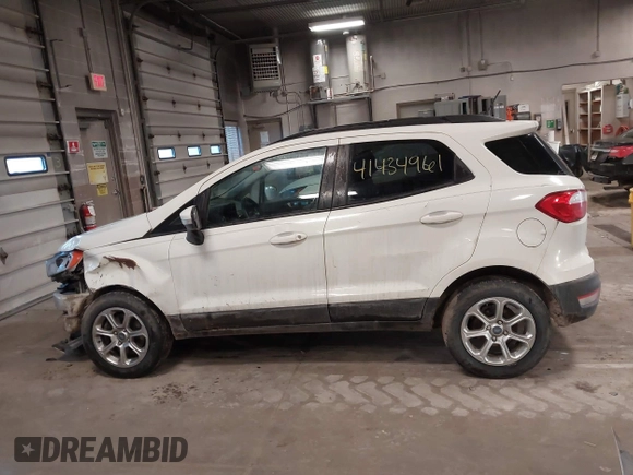 2019 Ford EcoSport SE with VIN MAJ3S2GE5KC290943, listed as a IAAI auction lot 41434961 with 168,376 mi miles and . Bid and sale history available at DreamBid. Image 15.
