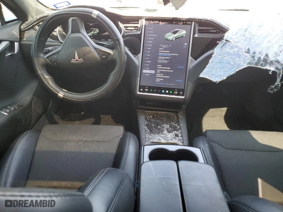 2018 Tesla Model S 75D with VIN 5YJSA1E25JF294942, listed as a Copart auction lot 70772344 with 41,085 mi miles and Salvage Title. Bid and sale history available at carsss.com. Image 8.
