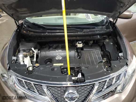 2011 Nissan Murano S with VIN JN8AZ1MW1BW181077, listed as a Copart auction lot 81080594 with 201,653 mi miles and Salvage Title. Bid and sale history available at carsss.com. Image 12.