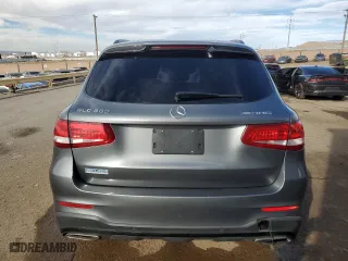 2018 Mercedes-Benz GLC with VIN WDC0G4JB1JV016757, listed as a Copart auction lot 43583665 with 0 mi miles and Salvage Title. Bid and sale history available at carsss.com. Image 6.