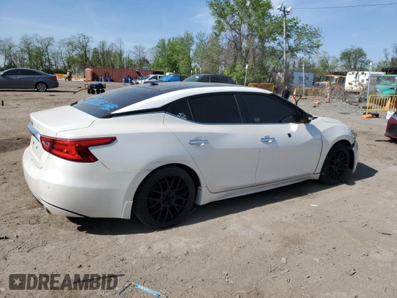 2016 Nissan Maxima SV z VIN 1N4AA6AP8GC433600, wystawiony jako Copart lot #53924915 z przebiegiem 141 026 mil mil oraz Tytuł czysty. Historia ofert i sprzedaży dostępna na DreamBid. Obrazek 3.