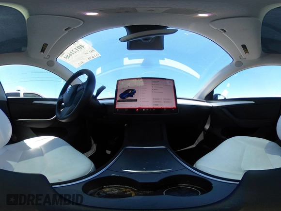 2024 Tesla Model Y Long Range with VIN 7SAYGDEE6RA242980, listed as a IAAI auction lot 40121685 with 9,126 mi miles and . Bid and sale history available at DreamBid. Image 21.
