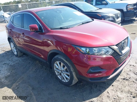 2021 Nissan Rogue Sport S with VIN JN1BJ1AW0MW426615, listed as a IAAI auction lot 41986000 with 27,150 mi miles. Bid and sale history available at carsss.com. Image 1.