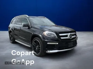 2015 Mercedes-Benz GL-Class GL 550 with VIN 4JGDF7DE0FA462698, listed as a Copart auction lot 48636955 with 142,716 mi miles and Clean Title. Bid and sale history available at carsss.com. Image 1.