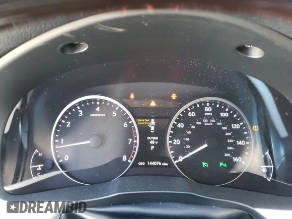2013 Lexus ES 4dr Sdn with VIN JTHBK1GGXD2047475, listed as a Copart auction lot 47616835 with 144,076 mi miles and Salvage Title. Bid and sale history available at carsss.com. Image 9.
